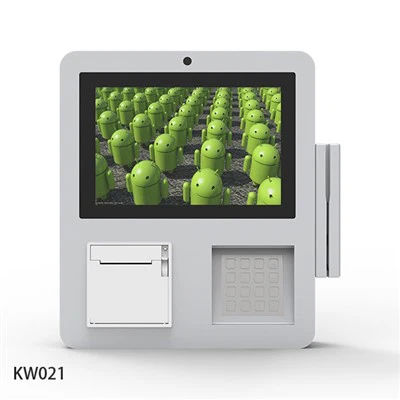 Pagos sin esfuerzo con quiosco montado en la pared