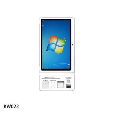 Kiosco único montado en la pared para el pago