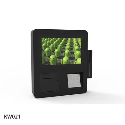 Quiosco montado en la pared para transacciones sin costuras